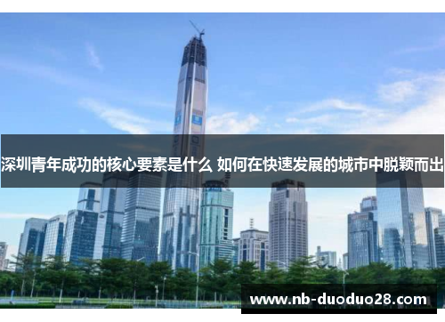 深圳青年成功的核心要素是什么 如何在快速发展的城市中脱颖而出