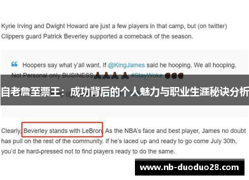 自老詹至票王:成功背后的个人魅力与职业生涯秘诀分析 自老詹至票王:成功背后的个人魅力与职业生涯秘诀分析